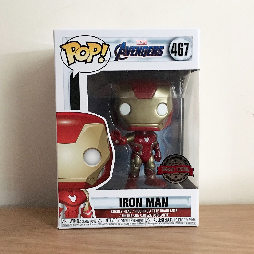 funko pop iron man avengers endgame