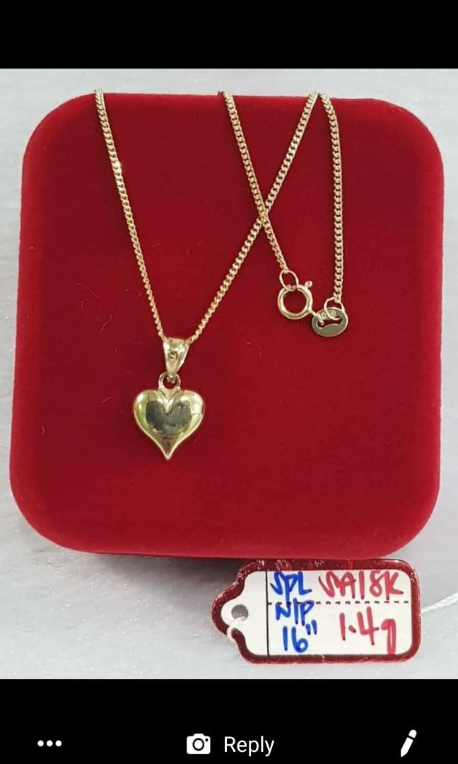 "GINTO" necklace 18k Saudi gold (Category: Luxury Accessories) located in San Juan City. Submitted by go_olshoppe (Listing ID 226532903, Image 2). Description: Hello..This is per grams of ginto /GOLD. I'm lowering the price into 2,350 per grams. For example 1.1grams of necklace x 2,350= PHP 2,585 Air cargo Shipping charge to client 450 pesos,inlcuding the INSURANCE. Air cargo is DHL (INTERNATIONAL) THISI ITEMS IS 100% straight from Saudi Arabia. 