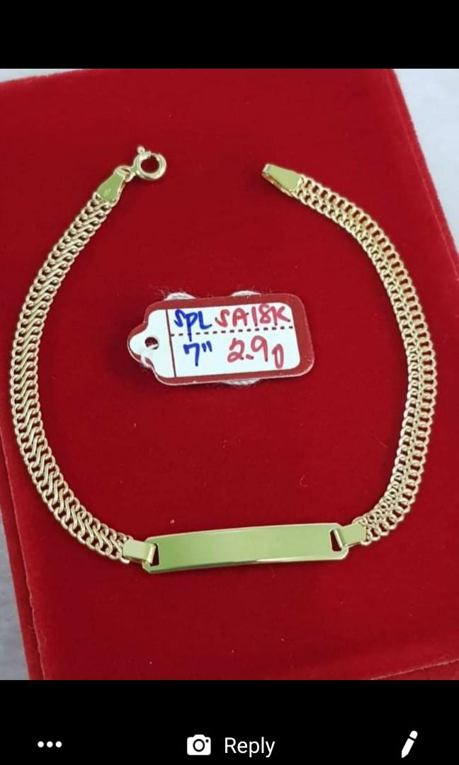 "GINTO" necklace 18k Saudi gold (Category: Luxury Accessories) located in San Juan City. Submitted by go_olshoppe (Listing ID 226532903, Image 3). Description: Hello..This is per grams of ginto /GOLD. I'm lowering the price into 2,350 per grams. For example 1.1grams of necklace x 2,350= PHP 2,585 Air cargo Shipping charge to client 450 pesos,inlcuding the INSURANCE. Air cargo is DHL (INTERNATIONAL) THISI ITEMS IS 100% straight from Saudi Arabia. 