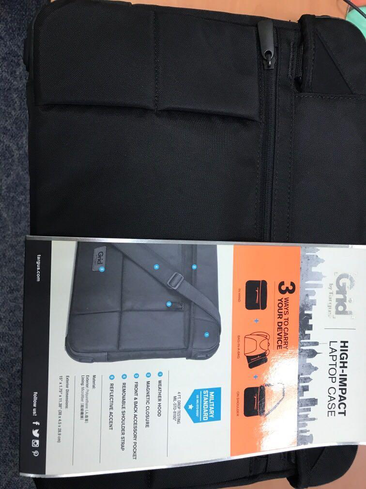 grid high impact laptop case