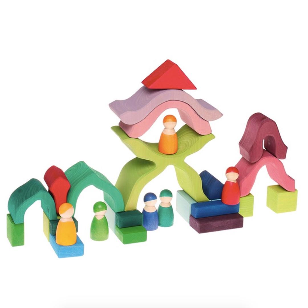 flower stacking toy