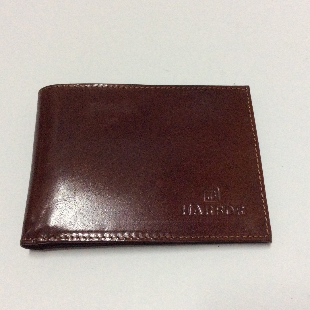 Harbor Brown Leather Wallet, Men's Fashion, Watches & Accessories