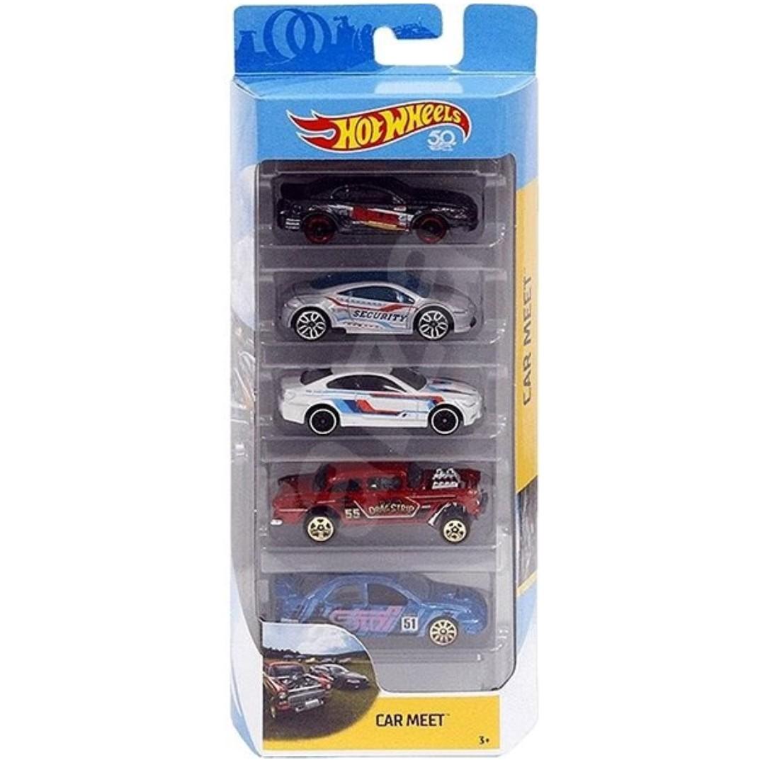 hot wheels car meet 5 pack 2018