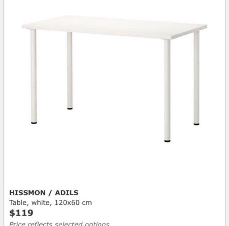 Ikea Hissmon Adils Table Furniture Tables Chairs On Carousell