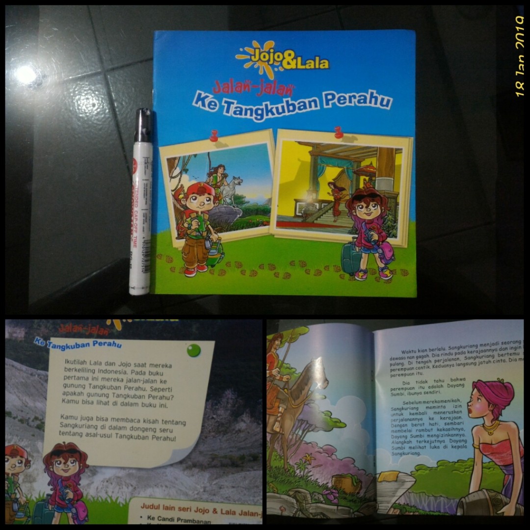 Jojo Dan Lala Jalan Jalan Ke Tangkuban Perahu Buku Alat Tulis Buku Anak Anak Di Carousell