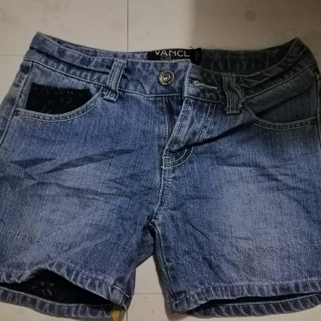 ladies blue jean shorts