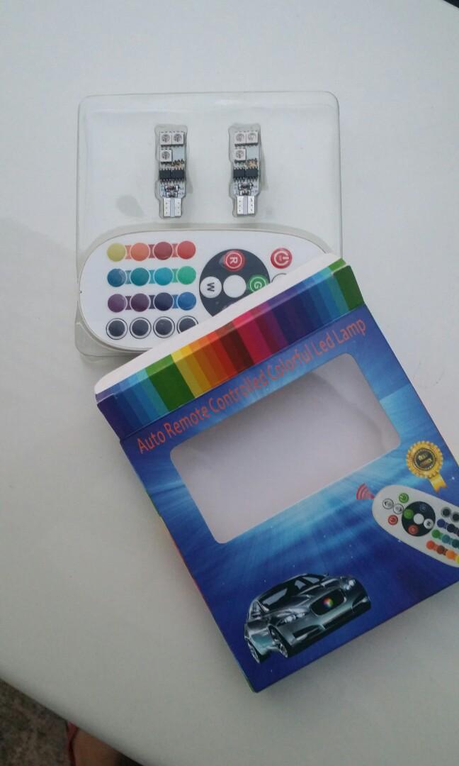 LED (Category: Exterior Lighting) located in Singapore. Submitted by smallshoponly (Listing ID 226586343, Image 3). Description: Selling this away as i change my car recently. Able to change LED colour with remote only. Can change individual lighting too..