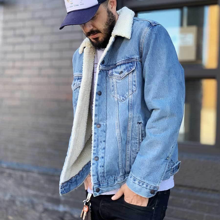 levi's youngstown sherpa trucker jacket
