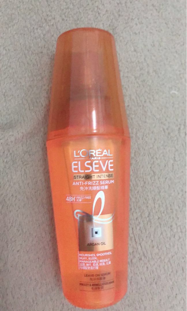 L Oreal Elseve Anti Frizz Serum Health Beauty Hair Care On