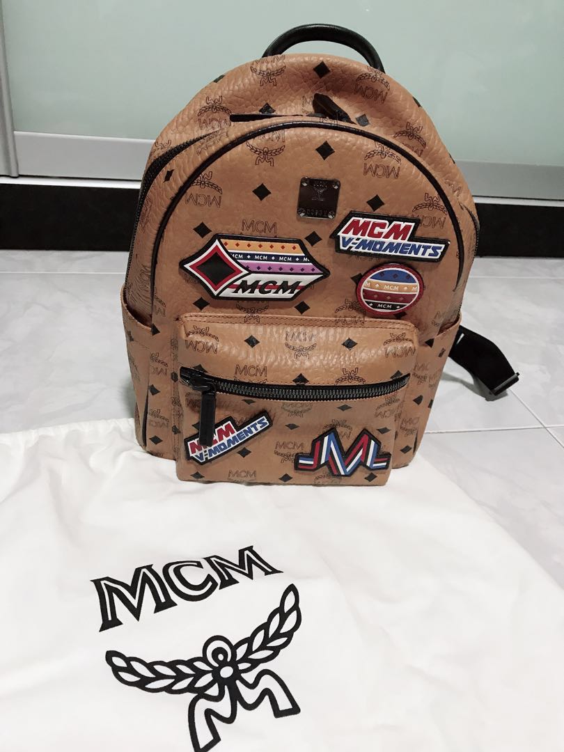 MCM Bag pack Medium Luxury Bags Wallets on Carousell