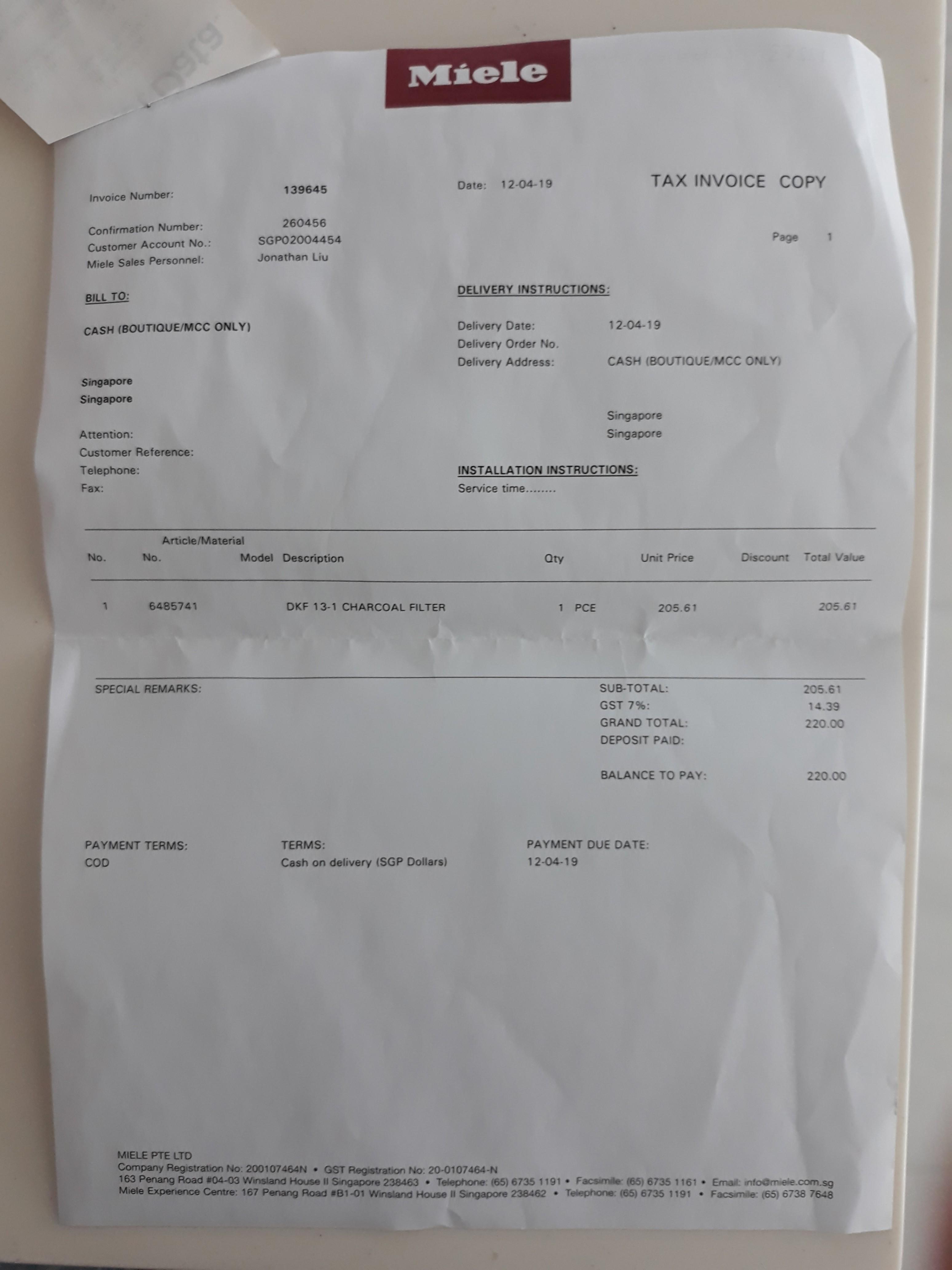miele range hood filter