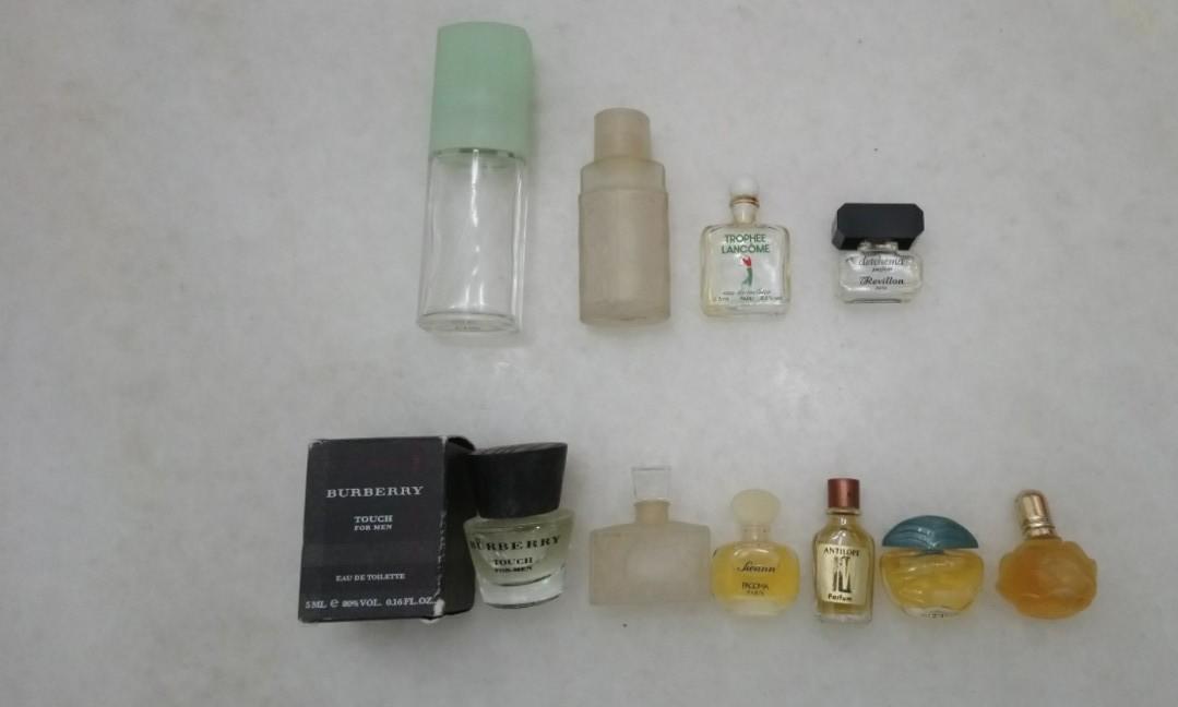 miniature perfume bottles
