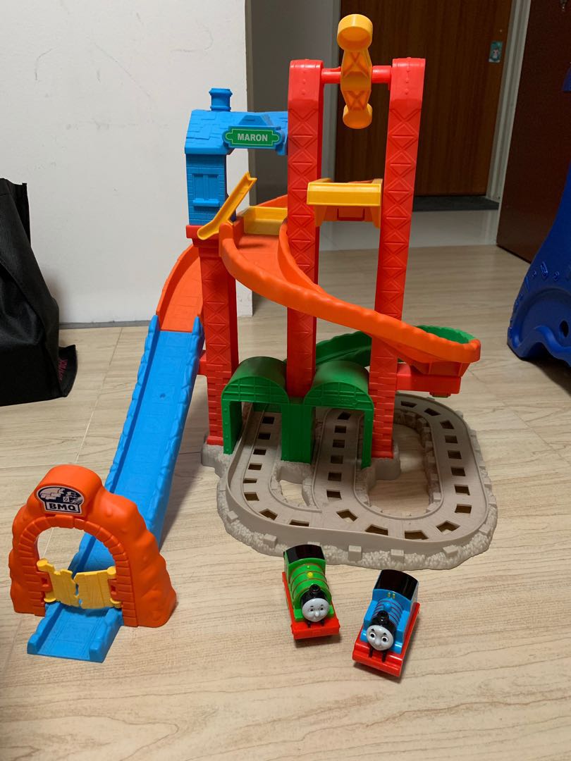 my first thomas and friends twisting tower tracks