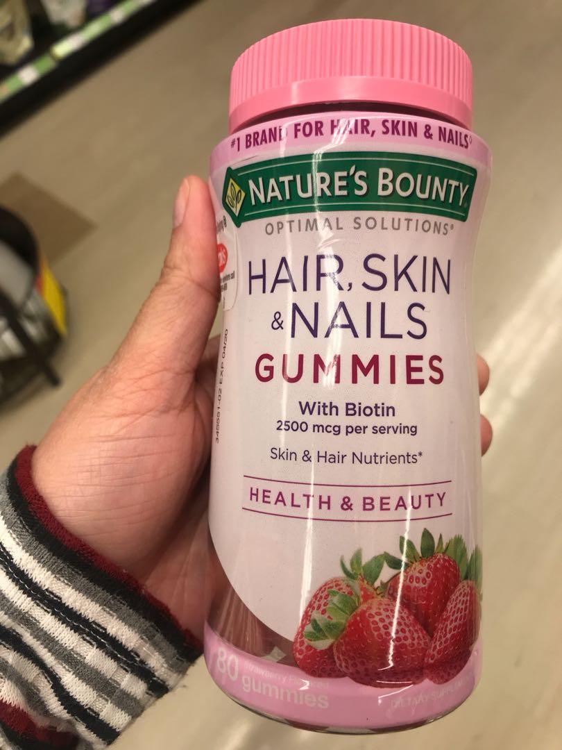Nature S Bounty Hair Skin Nails Gummies On Carousell