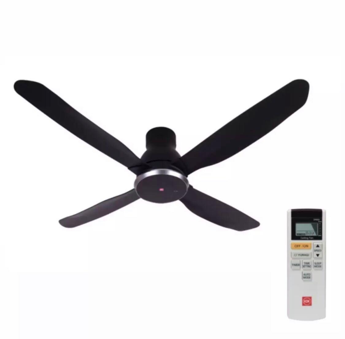 [NEW] KDK Ceiling Fan W56WV (Black), Furniture & Home Living, Lighting
