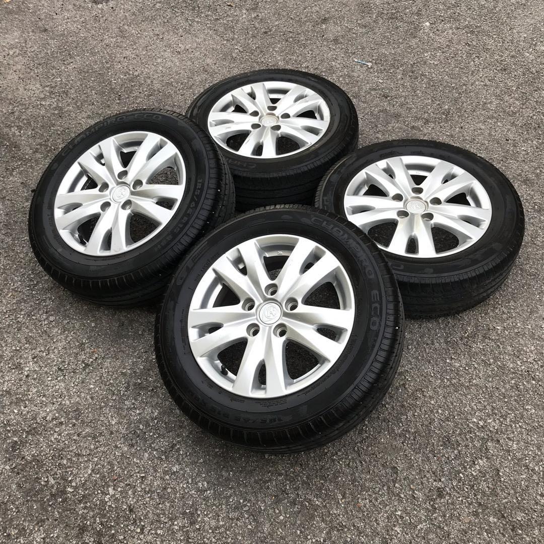 original proton ertiga 15 inch sports rim tyre 90, Auto Accessories on