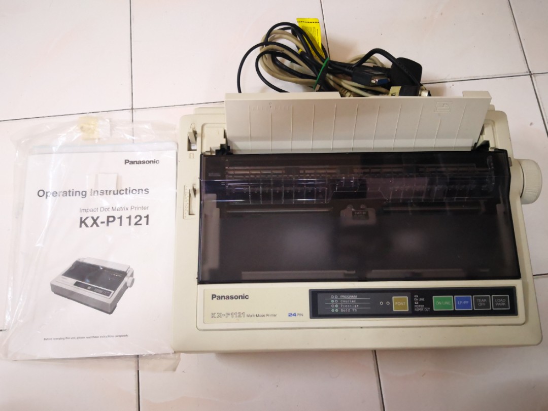 Panasonic dot matrix kxp1121 printer 1121, Computers & Tech, Printers