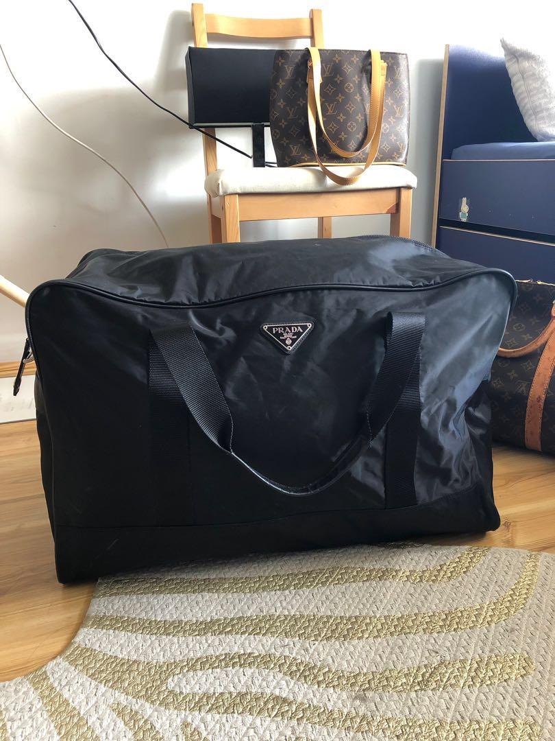 Prada Nylon duffle bag Authentic Men s Fashion Bags Wallets on Carousell