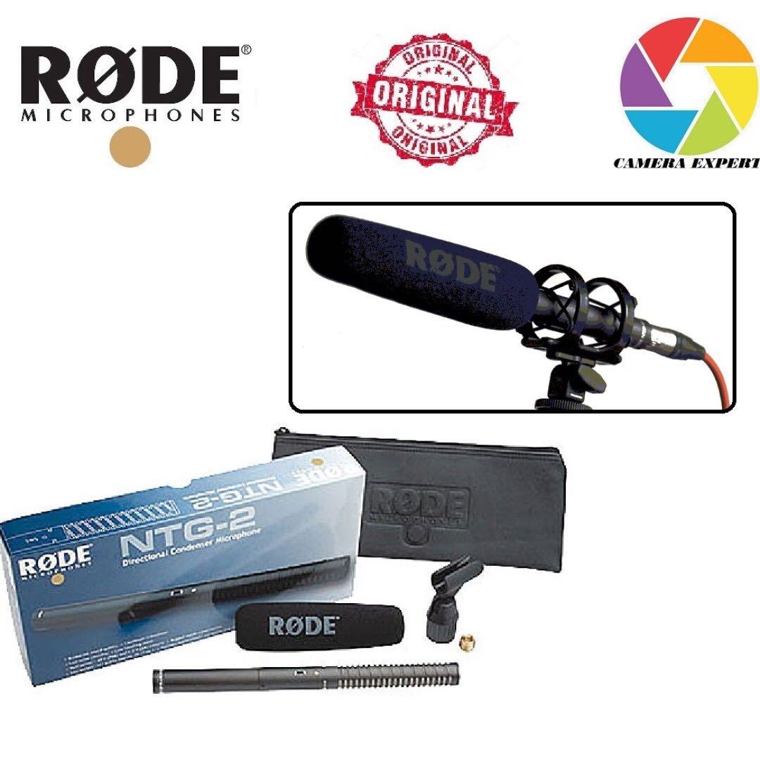Rode NTG2 Battery Or Phantom Powered Condenser Shotgun Microphone/NTG2