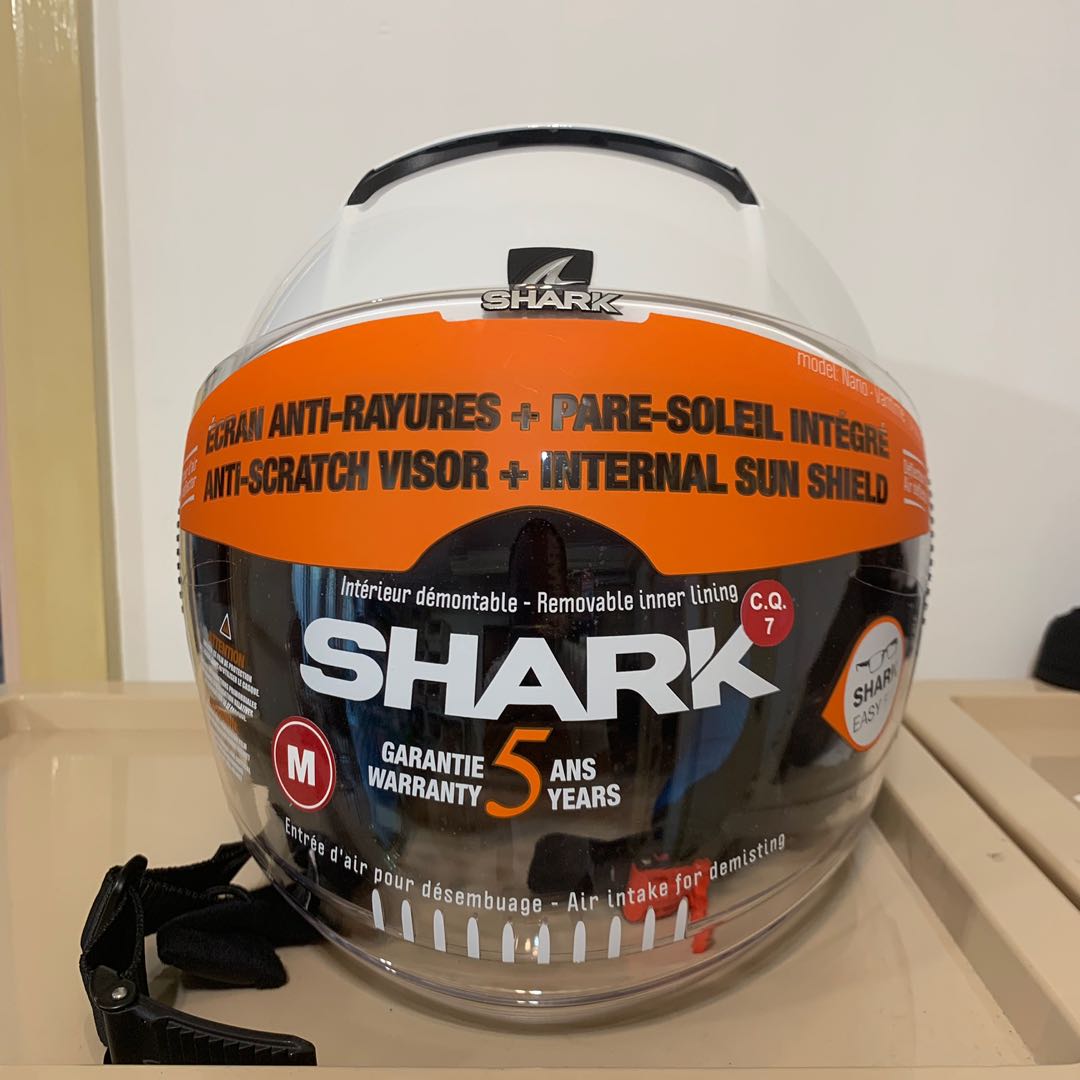 Shark nano jet 頭盔 (全新), 電單車買賣 - Carousell