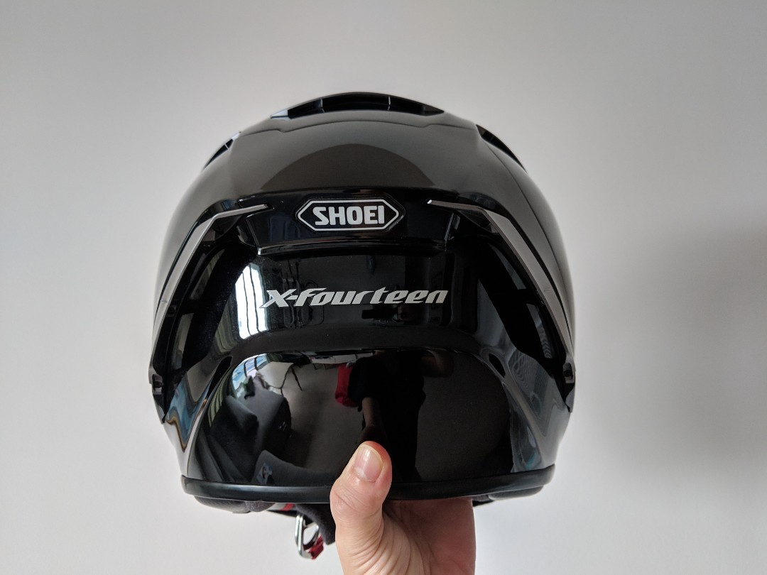 Shoei x14 black clearance