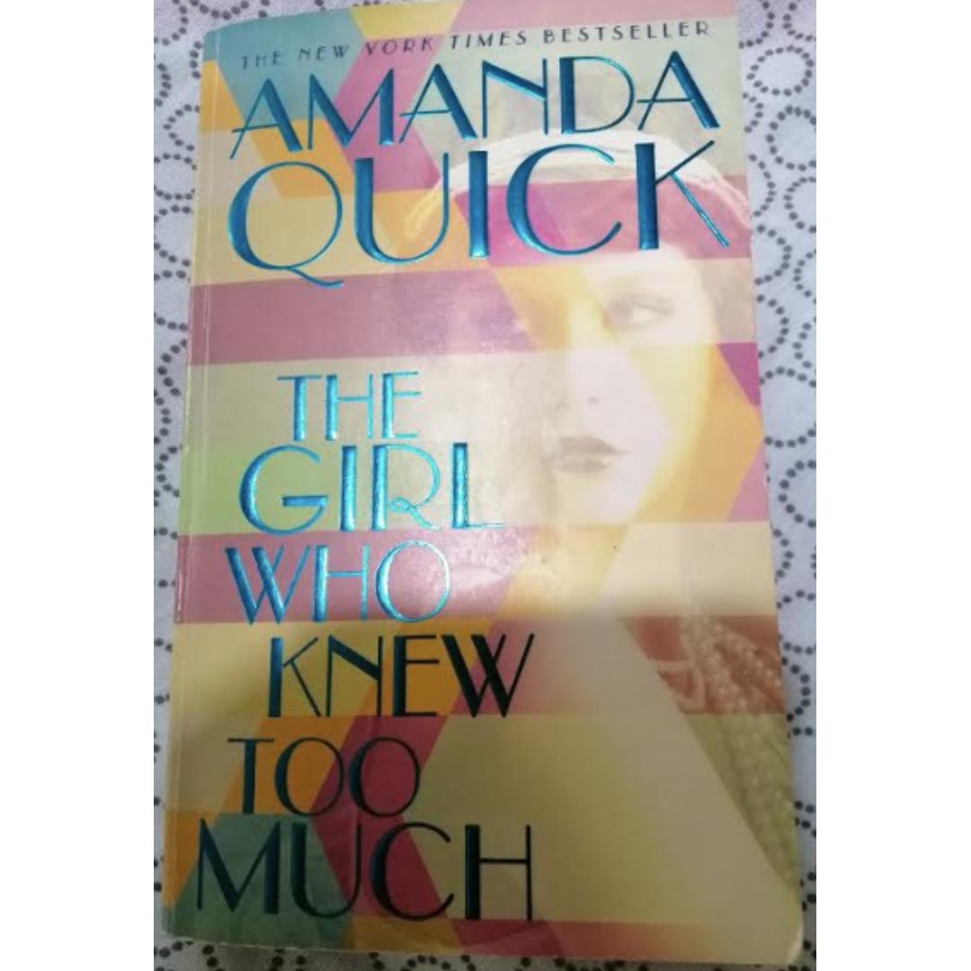 The Girl Who Knew Too Much By Amanda Quick Books Stationery