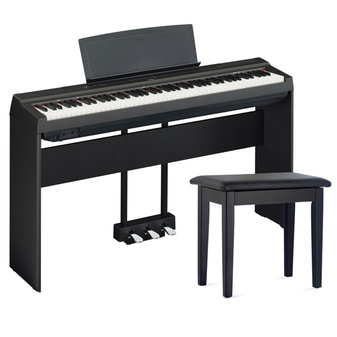 Yamaha P125b 25 Bc108 Dark Rosewood Piano Bench Worth 145