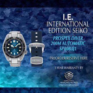 SEIKO INTERNATIONAL EDITION PROSPEX AUTOMATIC GREAT BLUE HOLE SPECIAL EDITION SPB083J1