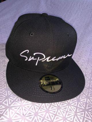 Supreme Hebrew New Era 59FIFTY Fitted Cap Khaki