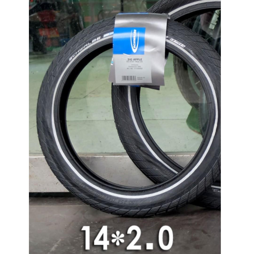 Schwalbe 14 inch tires sale