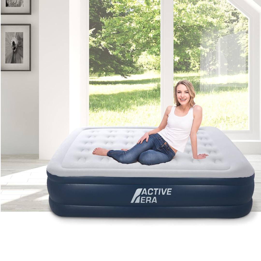 Active era premium queen top size double air bed