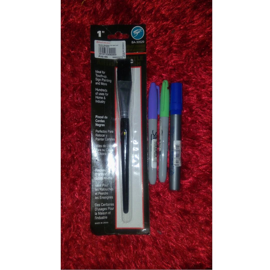 Art Supply Bundle (Category: Craft Supplies & Tools) located in Dasmarinas. Submitted by morningdivabeam (Listing ID 226656777, Image 1). Description: valued at P200, every item only used sparingly.