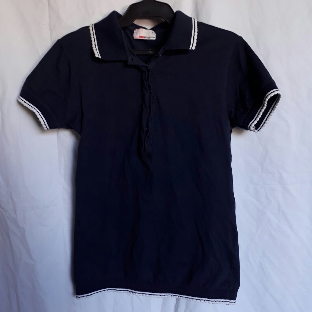 Bench Polo Shirt for women Navy Blue, Women's Fashion, Tops, Shirts on ...