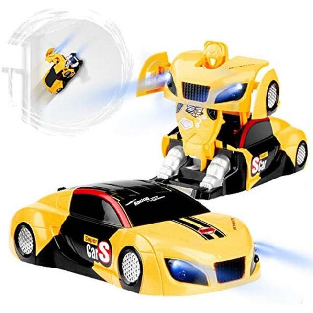 Betheaces Transform Toy Remote Control Car Wall Climbing