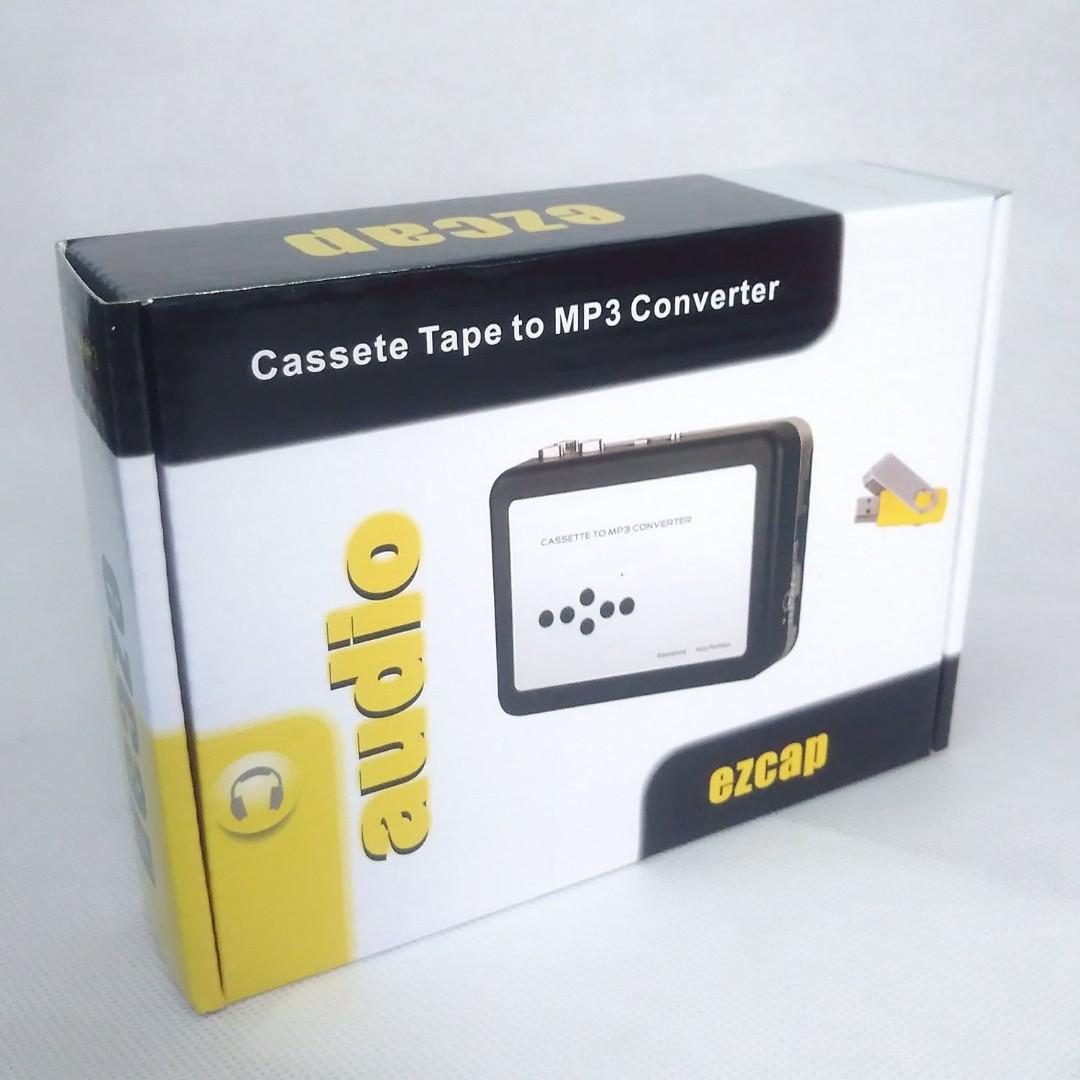 (BNIB) EZCAP Portable Cassette Player & Direct USB Flash Drive Audio