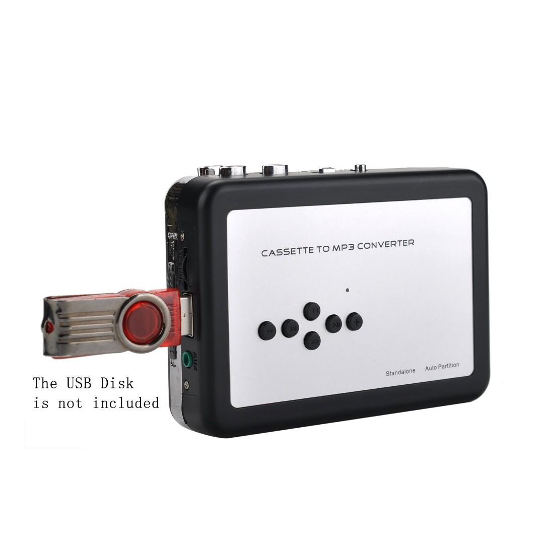 (BNIB) EZCAP Portable Cassette Player & Direct USB Flash Drive Audio