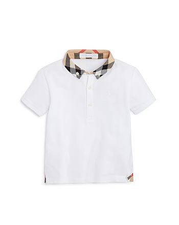 Mini William Check Collar Polo Shirt 
