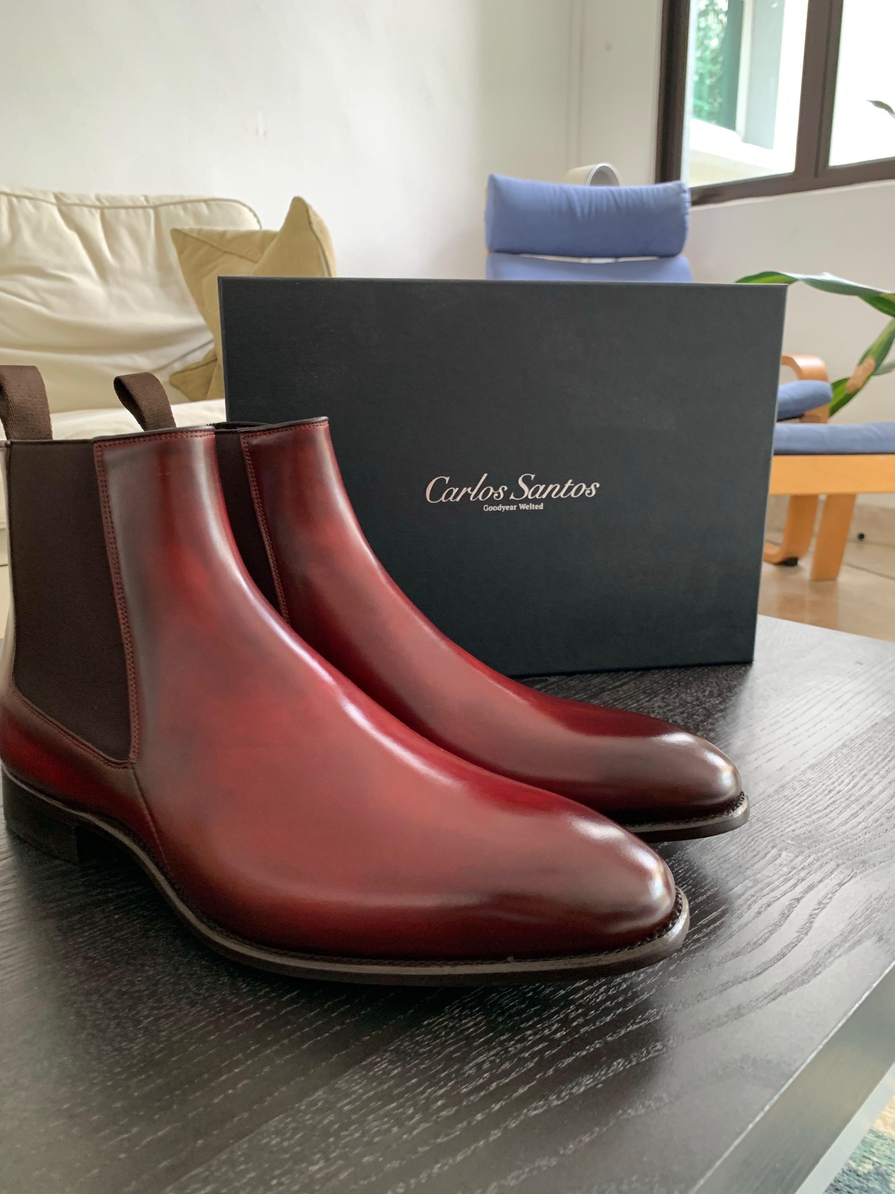 Oxblood Boots (Carlos Santos), Men's Fashion, Footwear, Boots on
