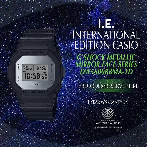G shock sales metallic mirror face