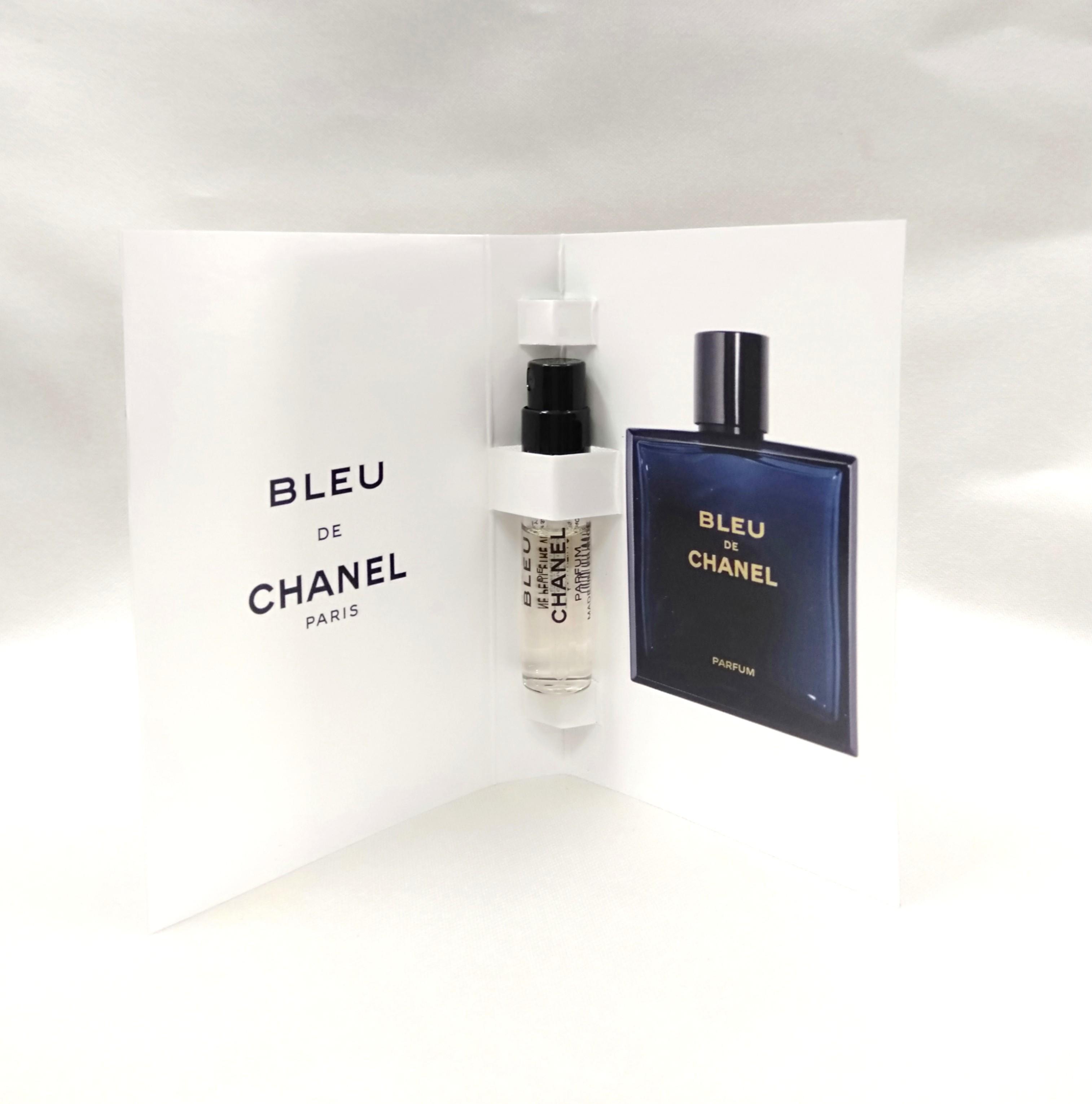 Bleu De CHANEL Eau De Parfum Pour Homme Men's Spray Sample - Size 1.5 ML