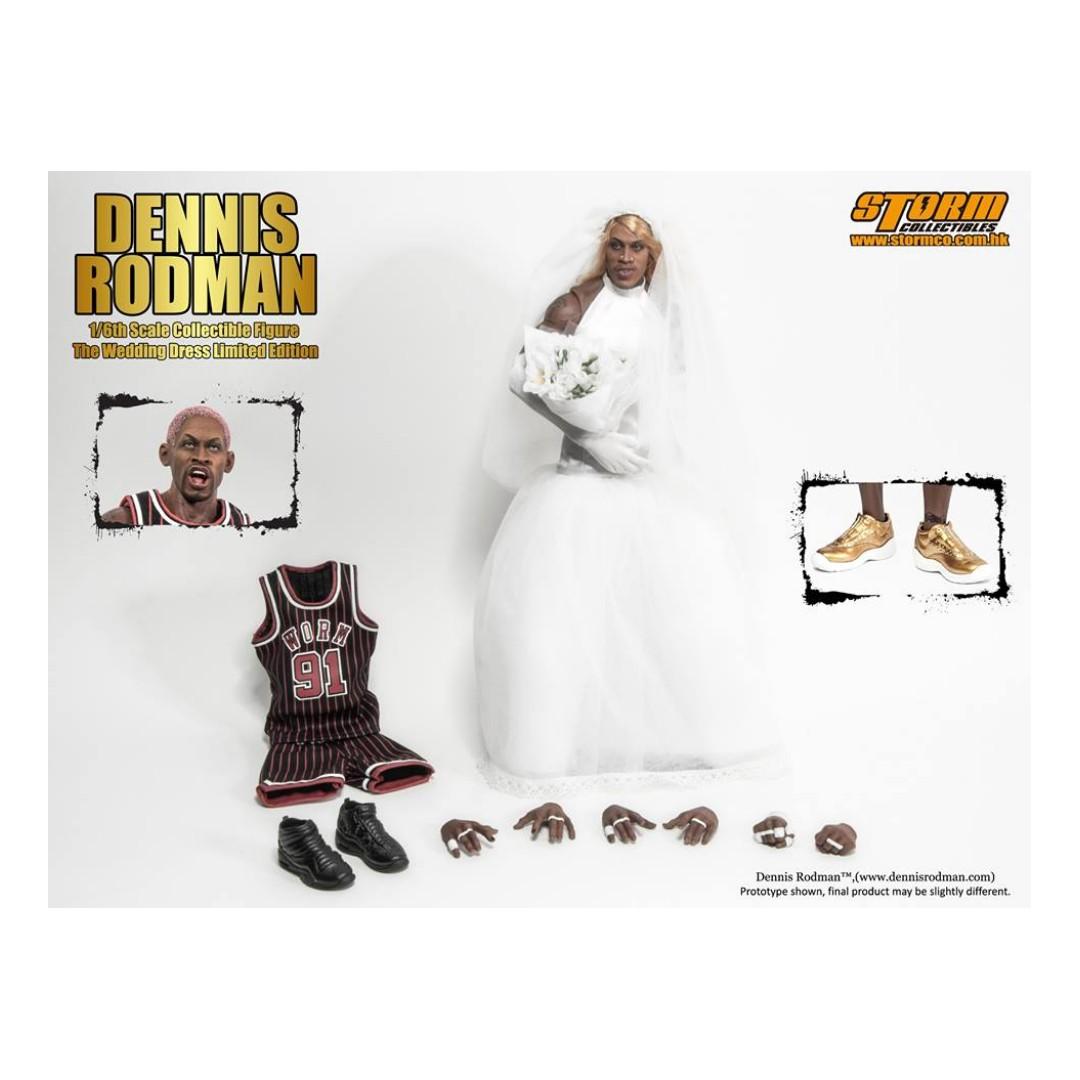 只開盒check件，100%全新 Storm Toys , Dennis Rodman (洛文)The Wedding Dress(特別版 ...