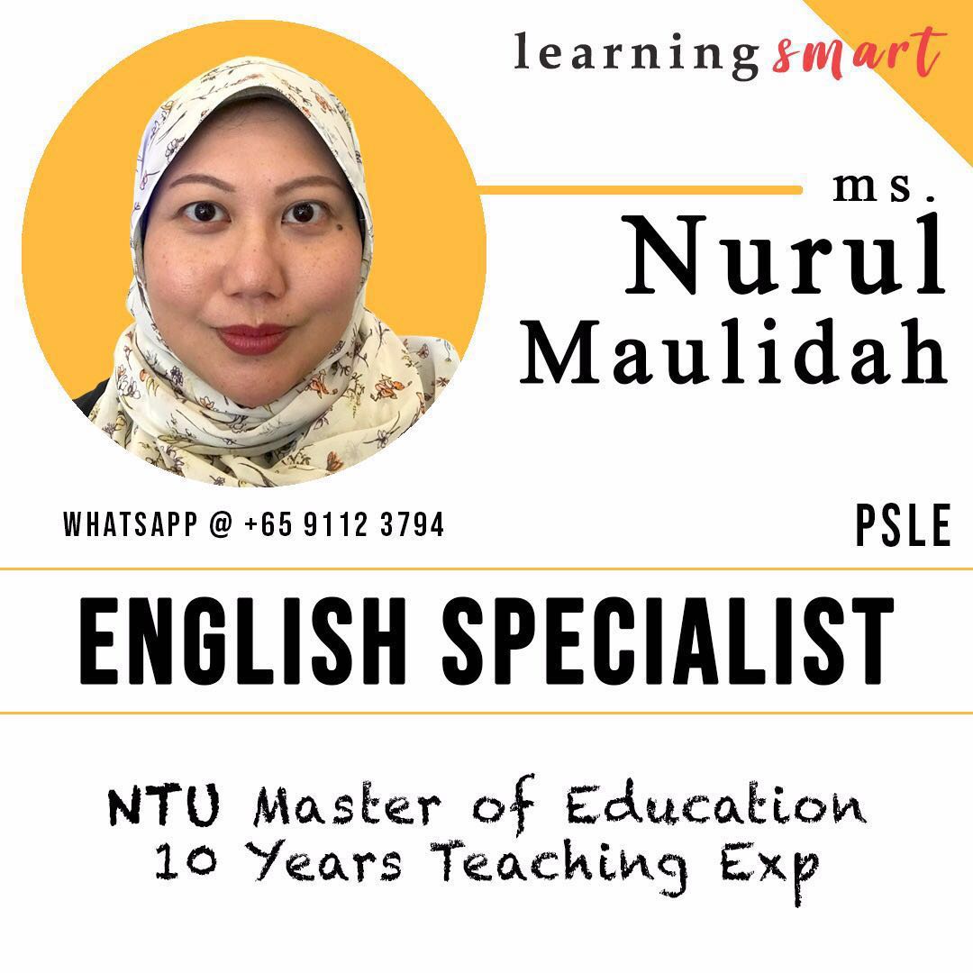 English Home Tuition Primary PSLE secondary NTU Master Degree, Learning
