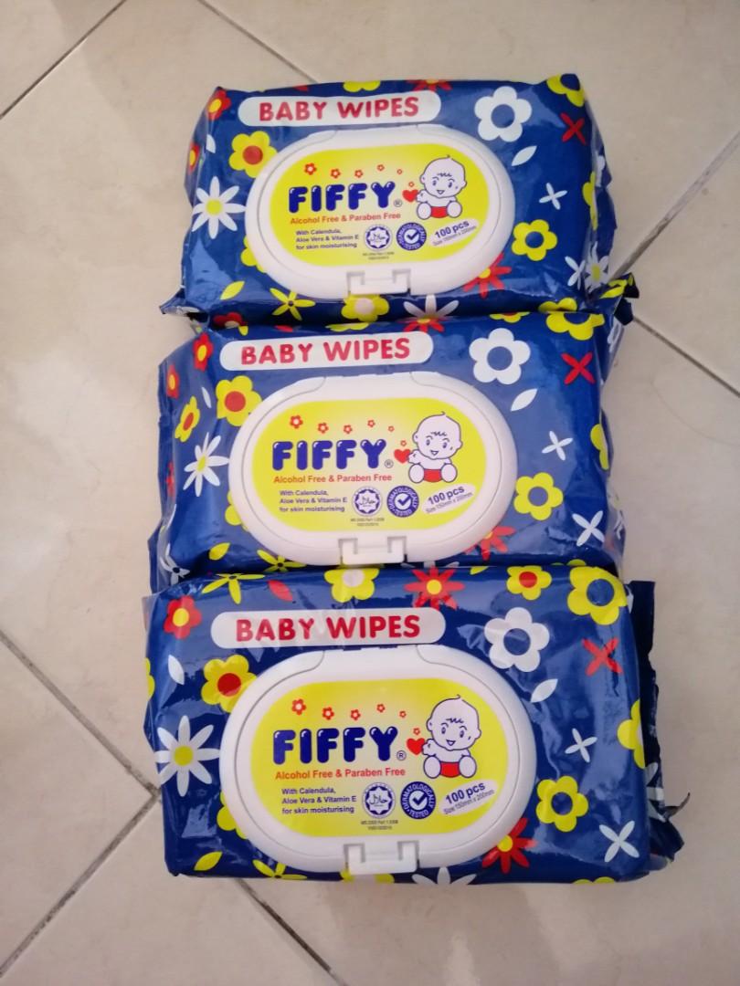 Fiffy Baby Wipes 100pcs x3packs OYOHOTEL