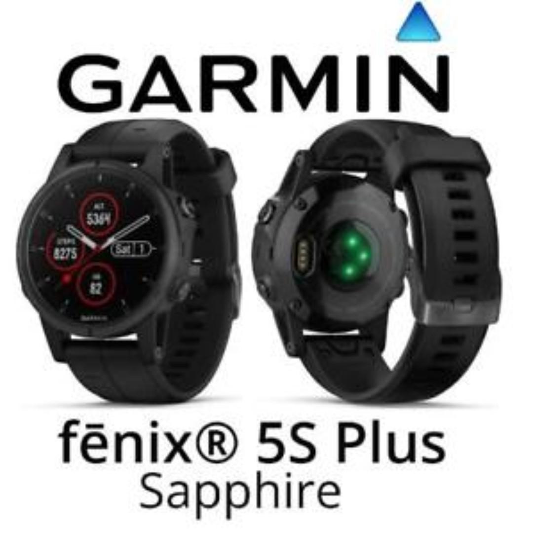 Garmin Fenix 5s Plus 42mm Sapphire Multi Sport Training Gps Watch Black 010 01987 74 Rose Gold 010 01987 80 See Descriptions Women S Fashion Watches On Carousell