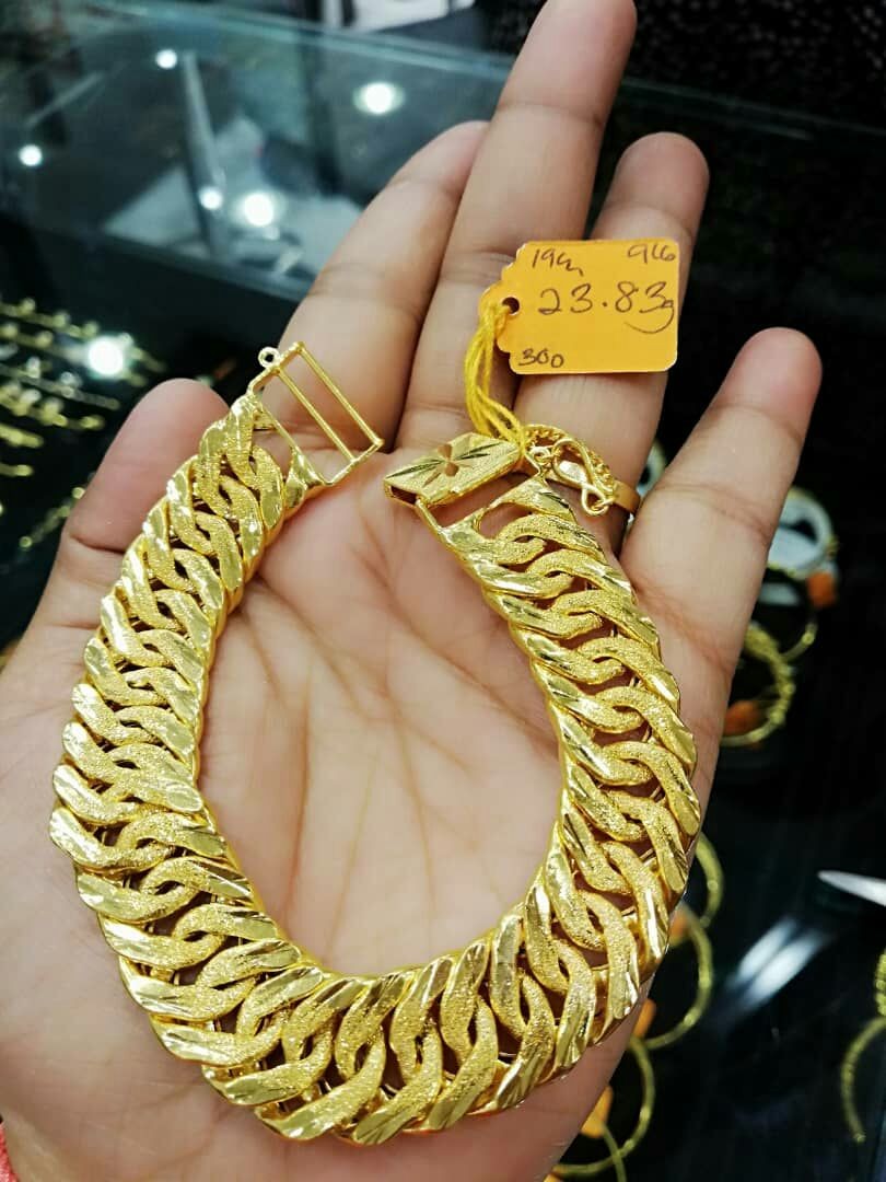 Gelang Lipan Sajat Emas 916 Original Women S Fashion Jewellery On Carousell