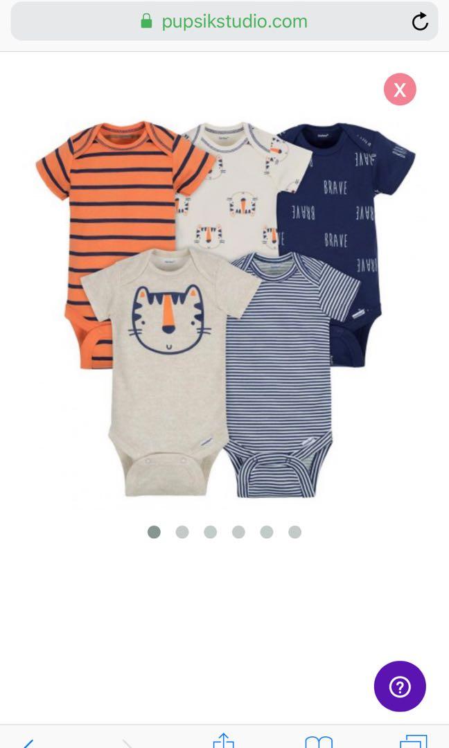tiger print onesie baby
