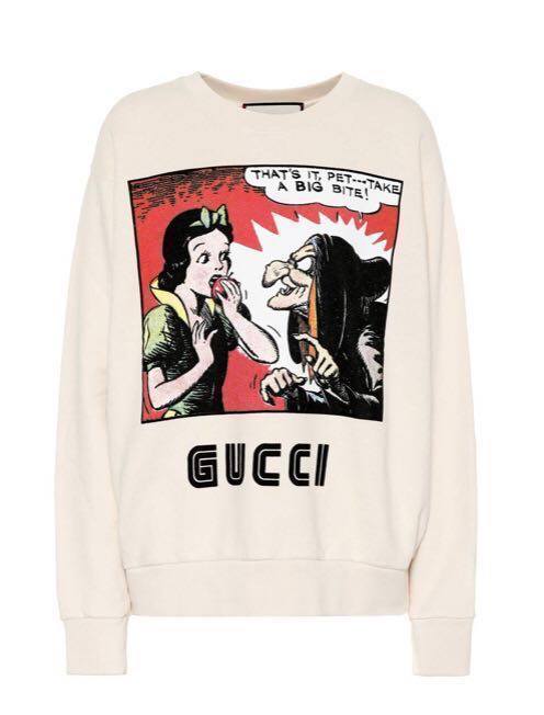 gucci snow white sweatshirt