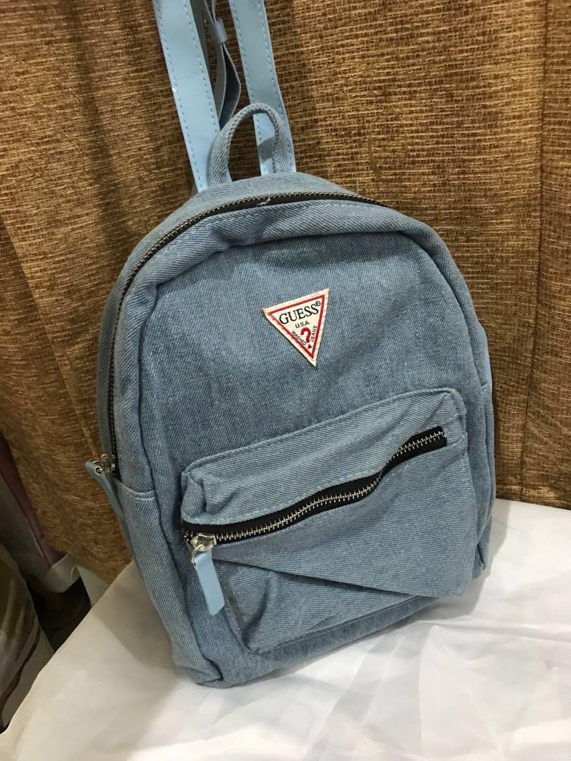 Guess backpack denim shop