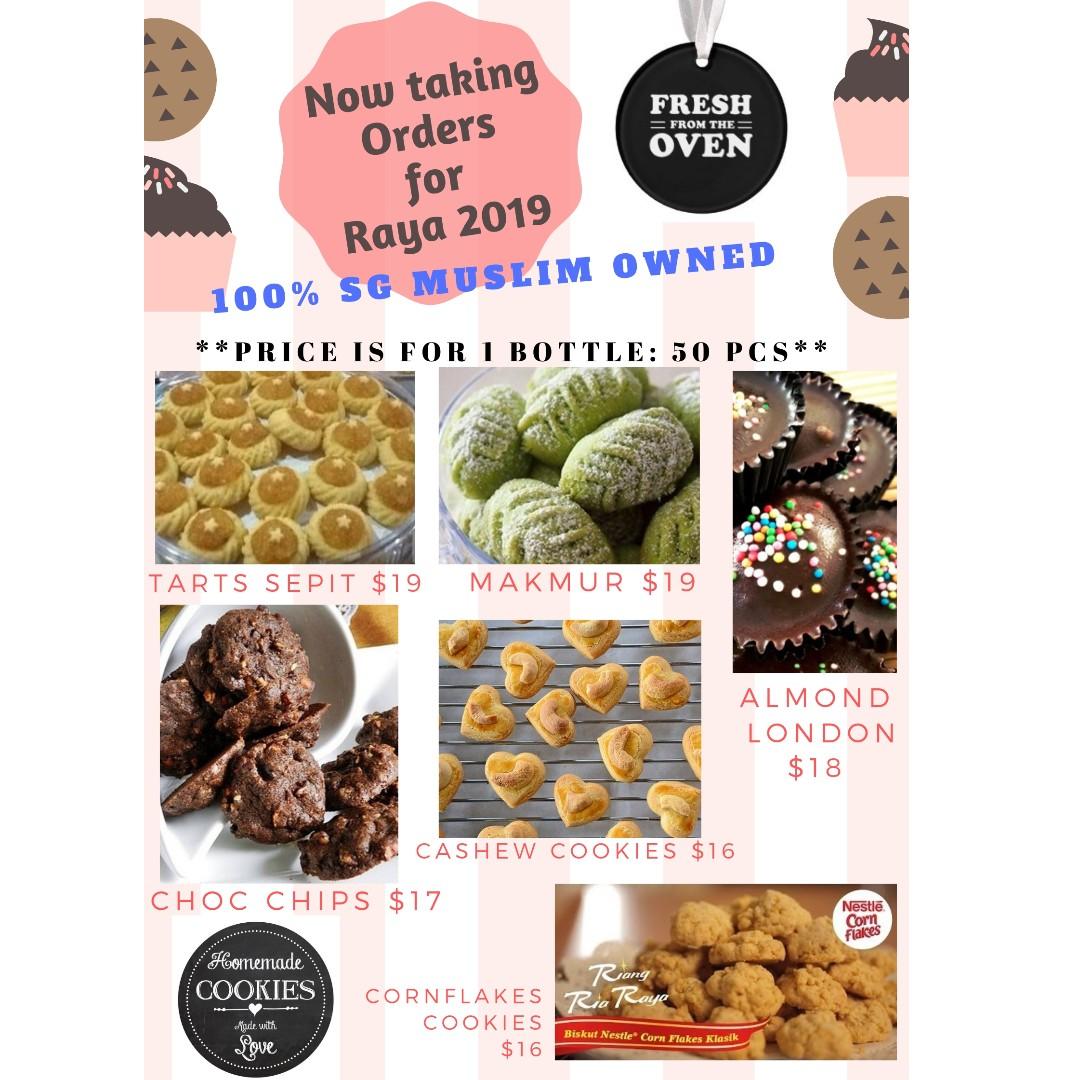 Closed Halal Homemade Kuih Raya 2019 Food Drinks Baked Goods