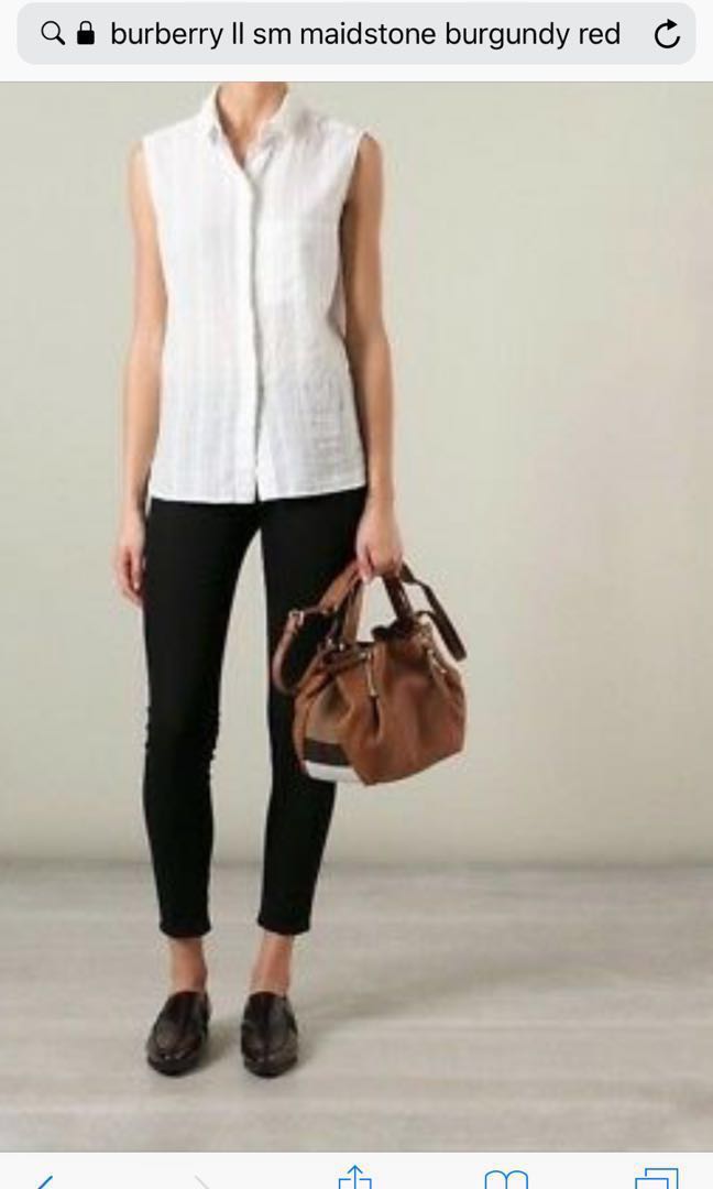 Burberry maidstone leather best sale tote